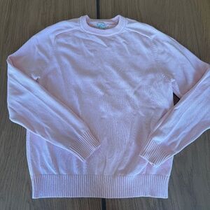 Jcrew Men's Crewneck Sweater- Light Pink, XL